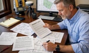 Survey companies reviewing property deed for quote - ALTA SURVEY North Carolina Survey companies reviewing a property deed and legal description before preparing a survey quote